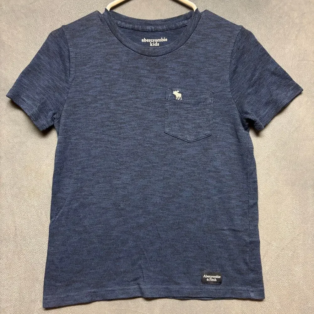 Abercrombie & Fitch Kid's Knit Sweater Shirt 11/12 Pocket Preppy Stretchy Comfy